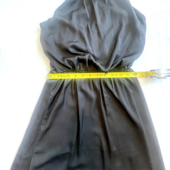 H&M Black Lace Racerback Halter Dress Size 4 - Picture 7 of 10